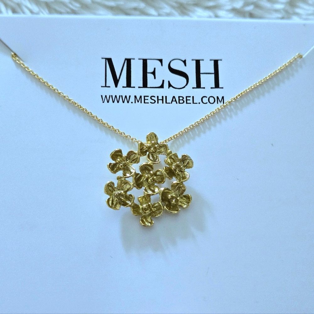 MESH "Lil Garden"💐 Pendant Necklace - NIB - Picture 9 of 16